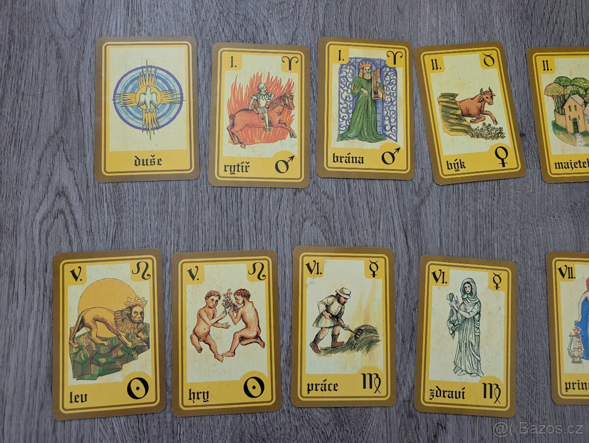 Nebeská brána - astrologické karty - 2
