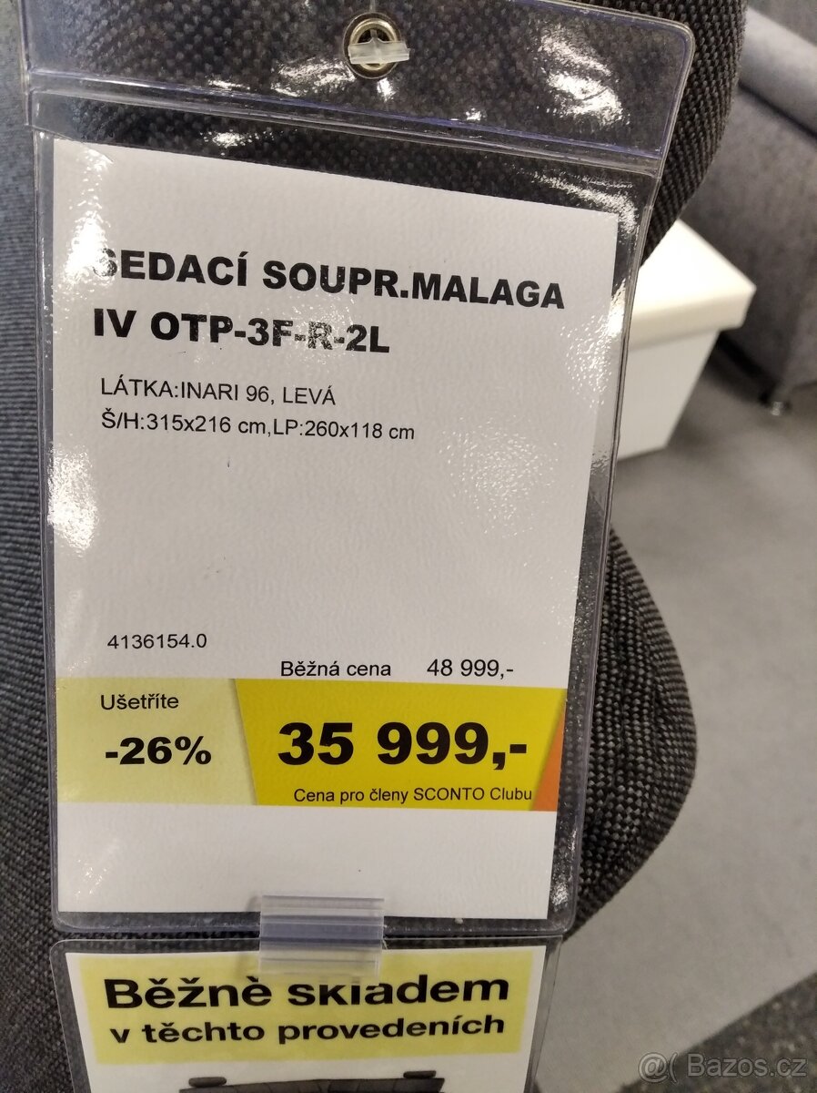 Sedací souprava rohová rozkládací U - 2