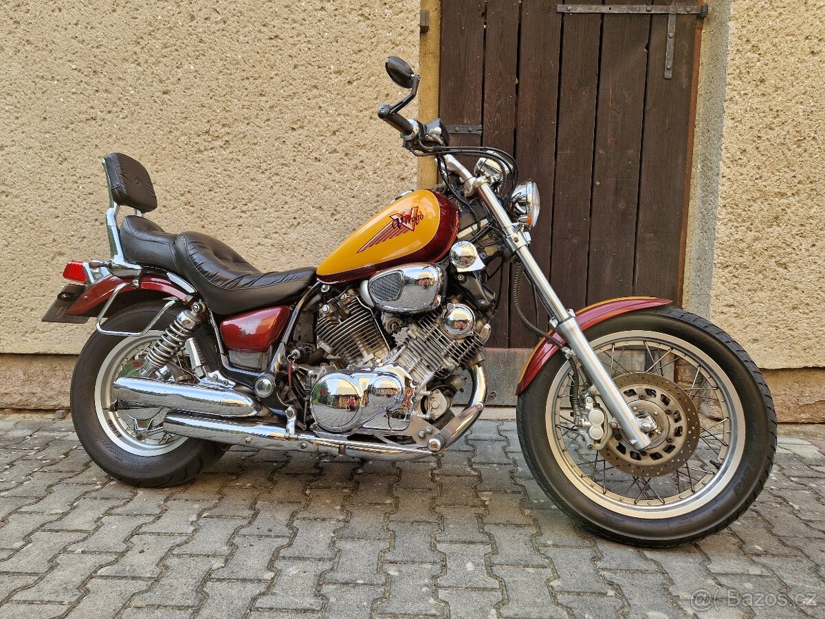 Yamaha Virago XV750 ZIMNÍ CENA 45.000,-Kč - 2