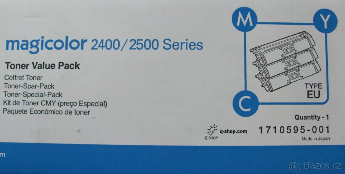 MINOLTA magicolor 2400 2500 orig sada CMY - 2