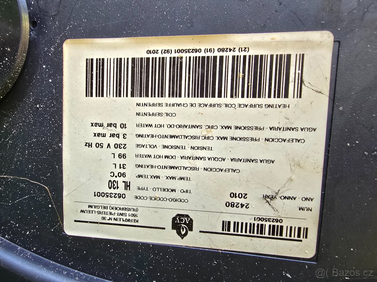 ACV nerez bojler - 2