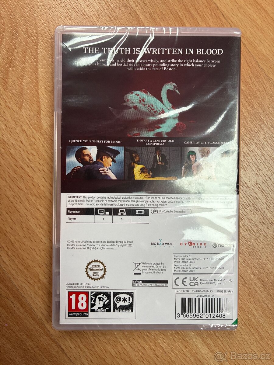 Vampire: The Masquerade – Swansong (Nintendo Switch) NOVÉ - 2