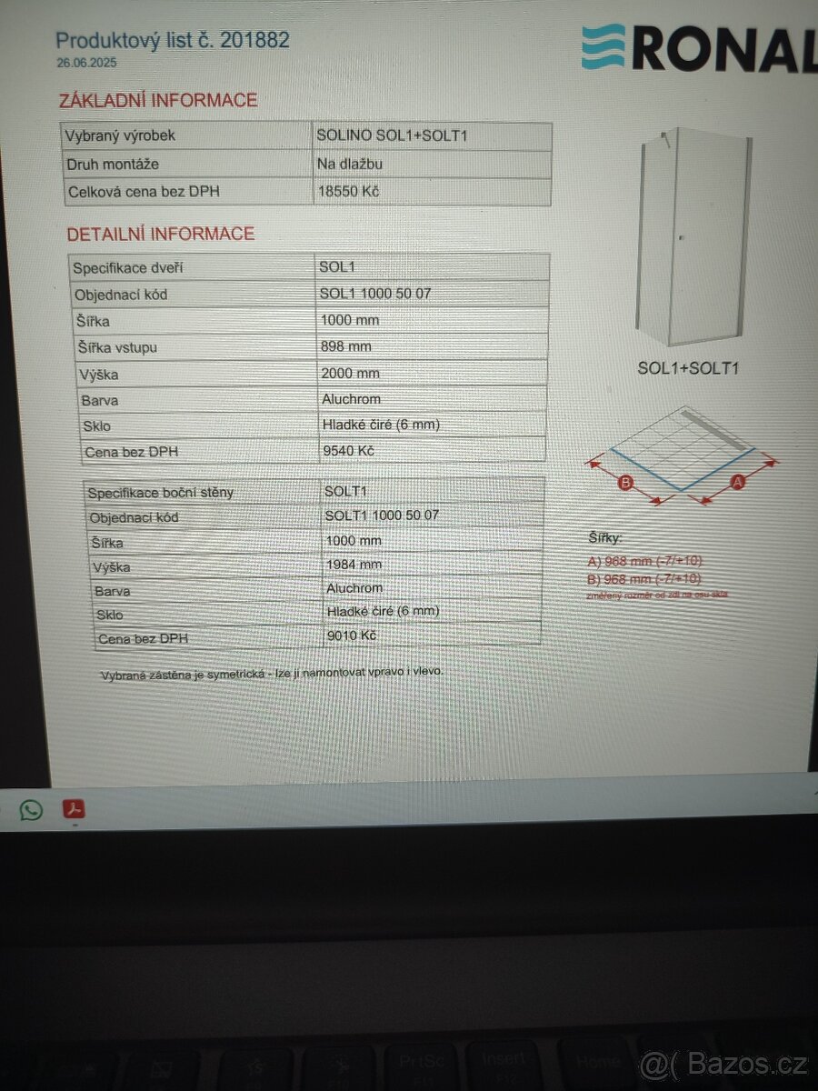 Dveře do sprchového koutu - 2