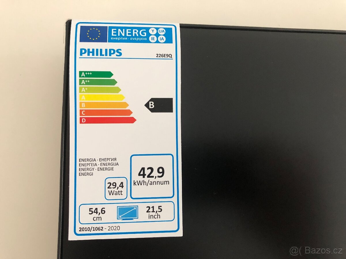 LCD monitor PHILIPS 21,5" černý - 2