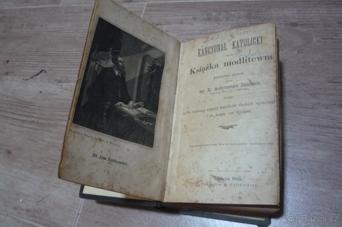 starý polský kancyonal katolicki 1905 - 2