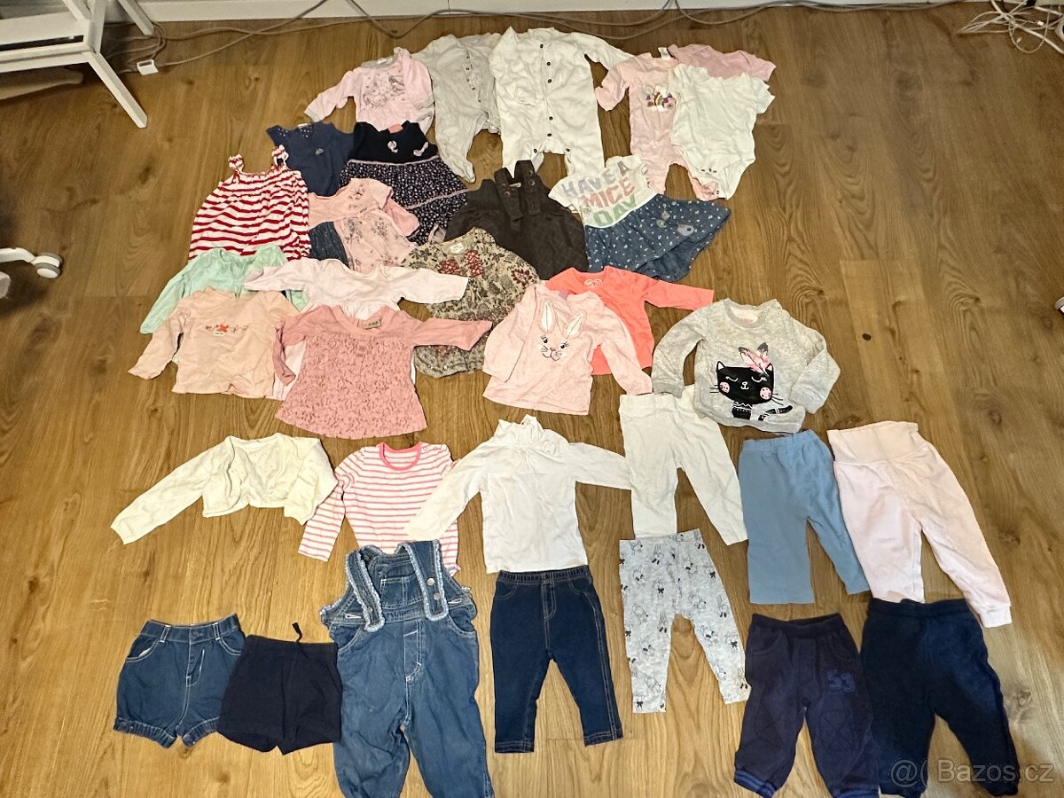 dívčí set oblečení vel 74 - 2