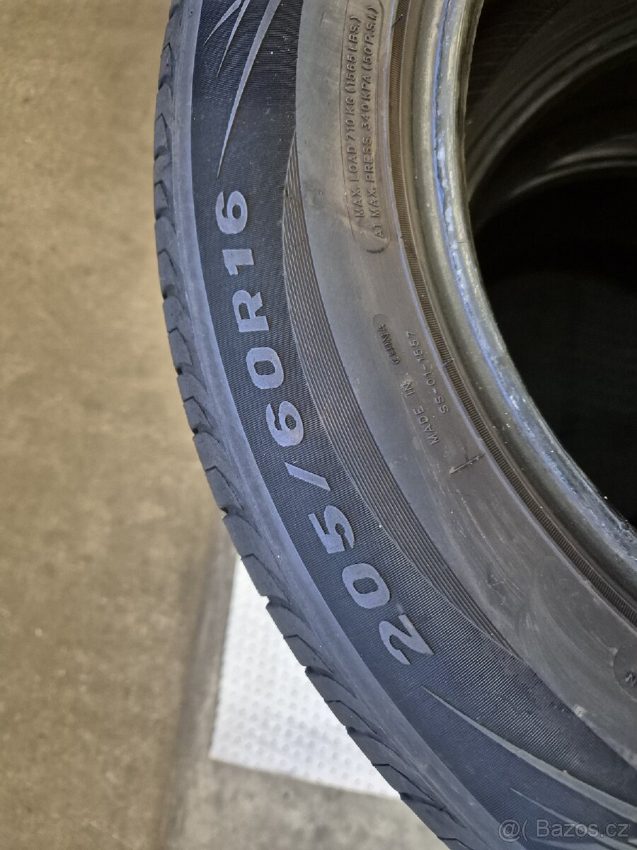120. Sada letních pneumatik 205/60/16 - 2