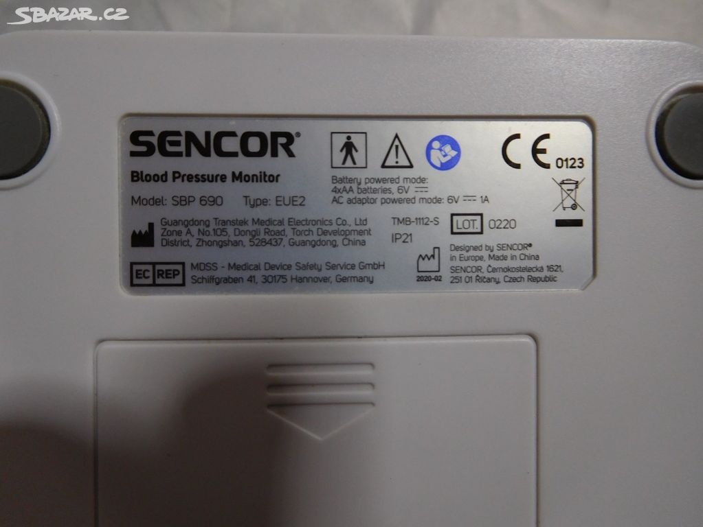 Měřič tlaku..Sencor - 2