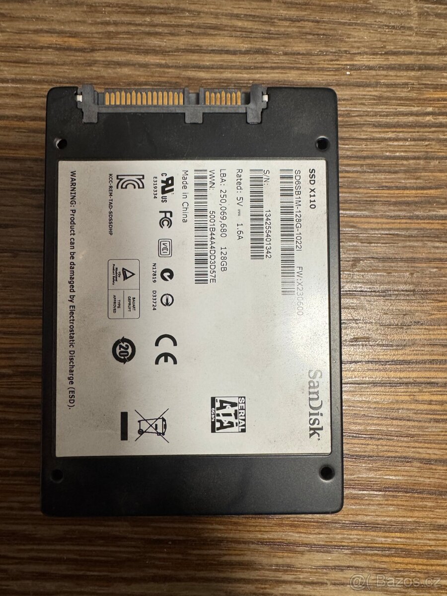 SSD 128GB SanDisk X110 - SATA III - 2