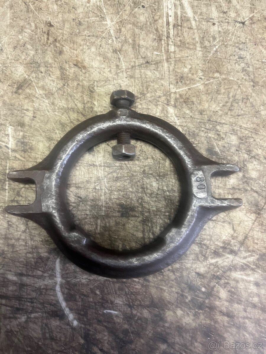 Unašecí srdce 80 mm s přírubou - 2