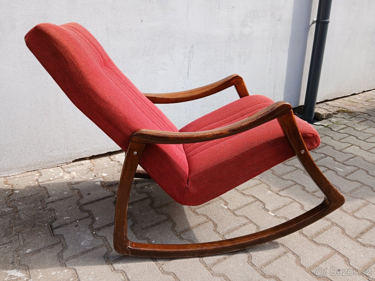 Retro houpaci křeslo TON - 2