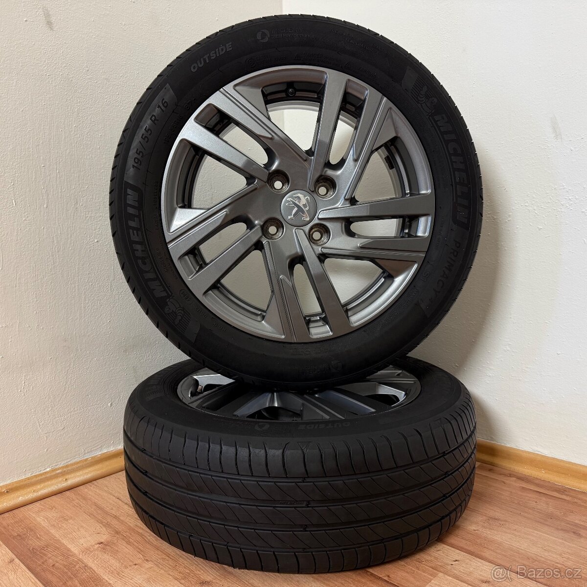 PEUGEOT/CITROEN 4x108 R16 ET38+LETNÍ 195/55R16 7mm - 2