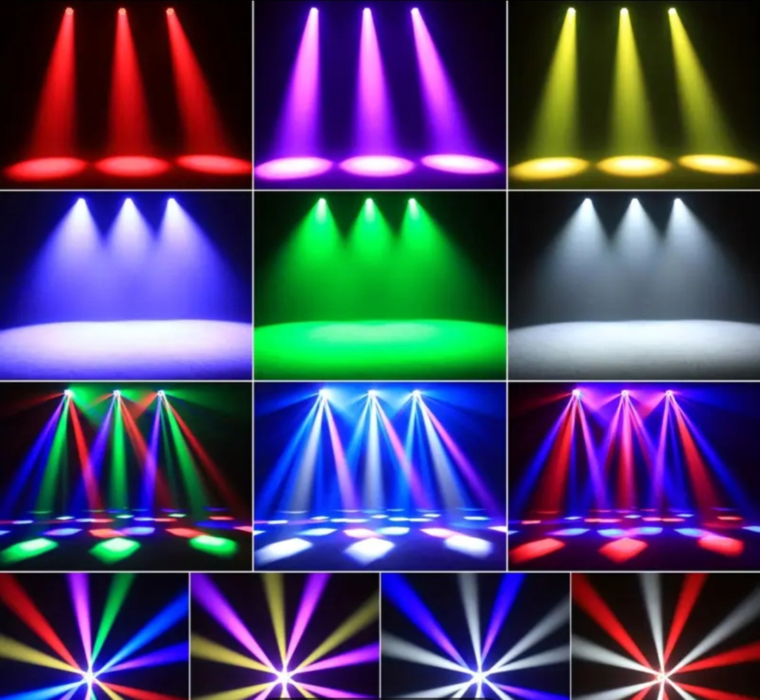 7x40W Hlava Bee Eye LED RGBW Wash Zoom Moving Head DMX - 2