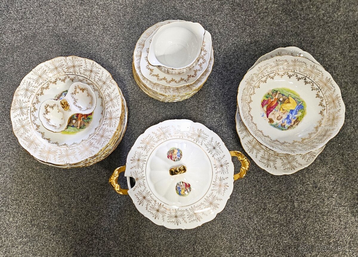 porcelánová souprava Tři grácie - 2