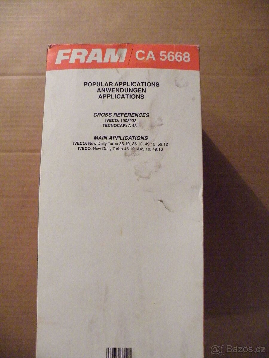 Nový vzduchový filtr - Iveco Daily - 2