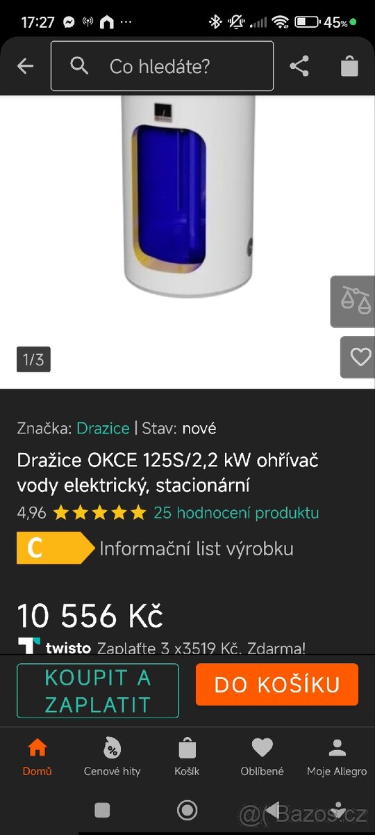 Bojler Dražice 120 litru - 2