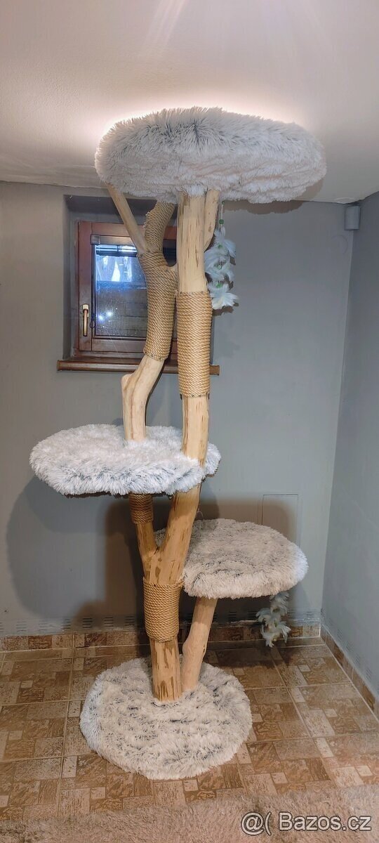 Kočičí strom škrabadlo odpočívadlo pro kočky - 2