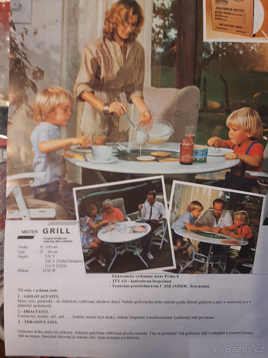 elektrický grilovací stůl - 2