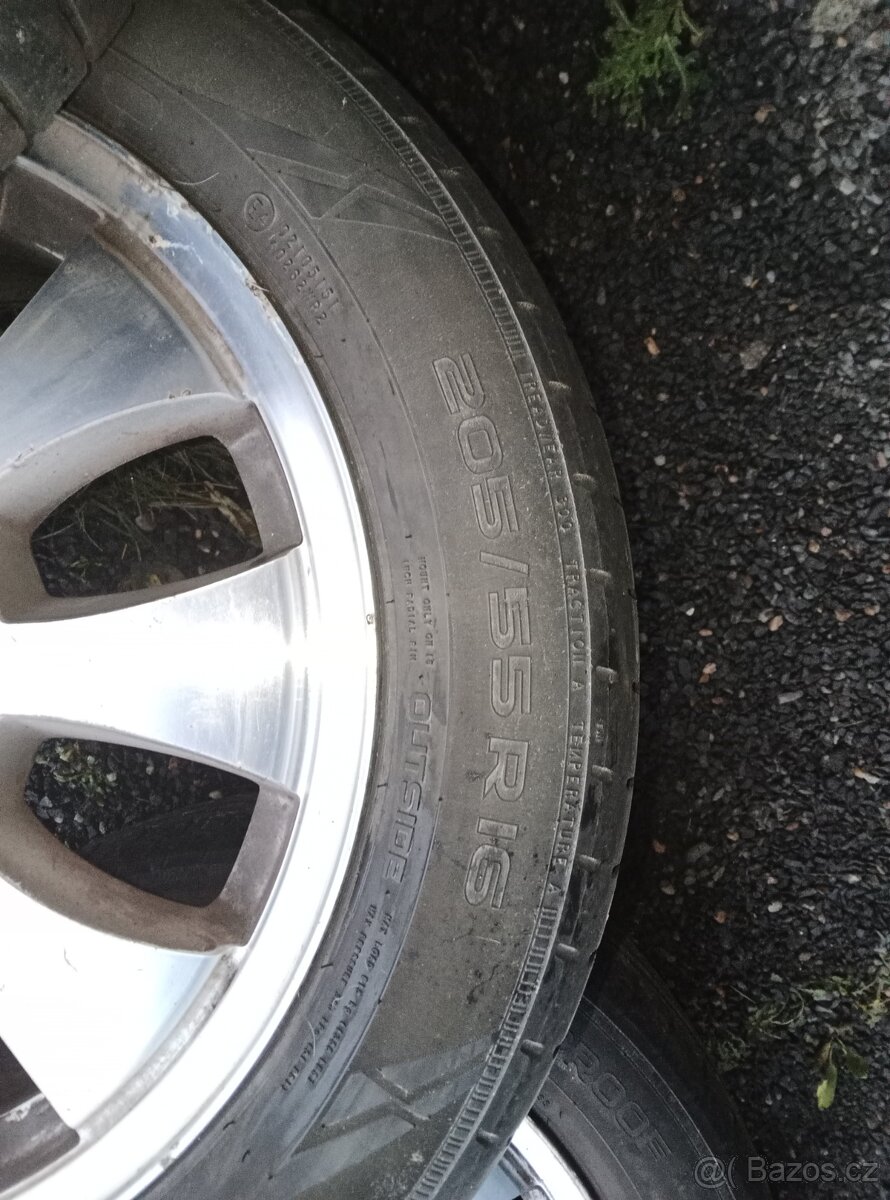 Al disky škoda Octavia včetně pneu - 2