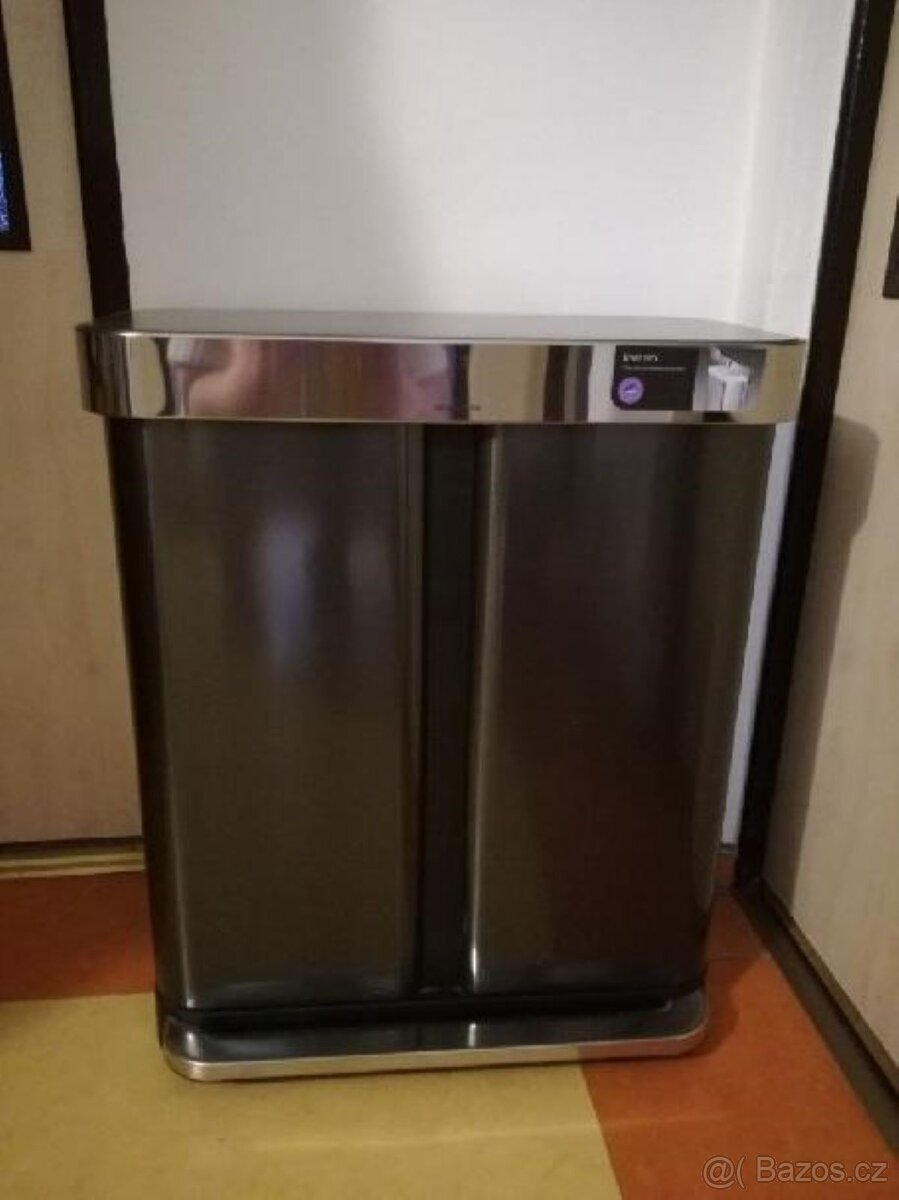 Pedálový odpadkový koš Simplehuman na tříděný odpad – 58l - 2