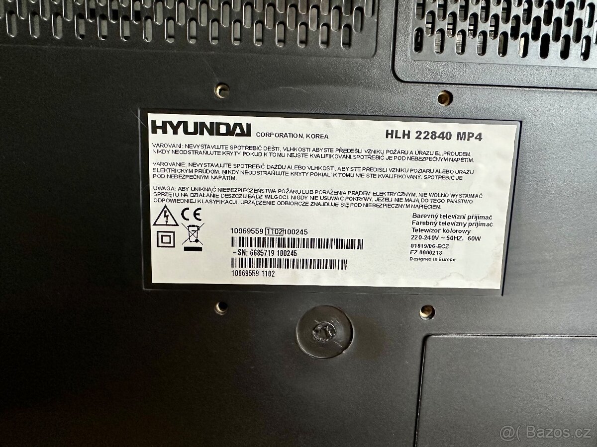 LCD TV Hyundai HLH 22840 MP4 - 2