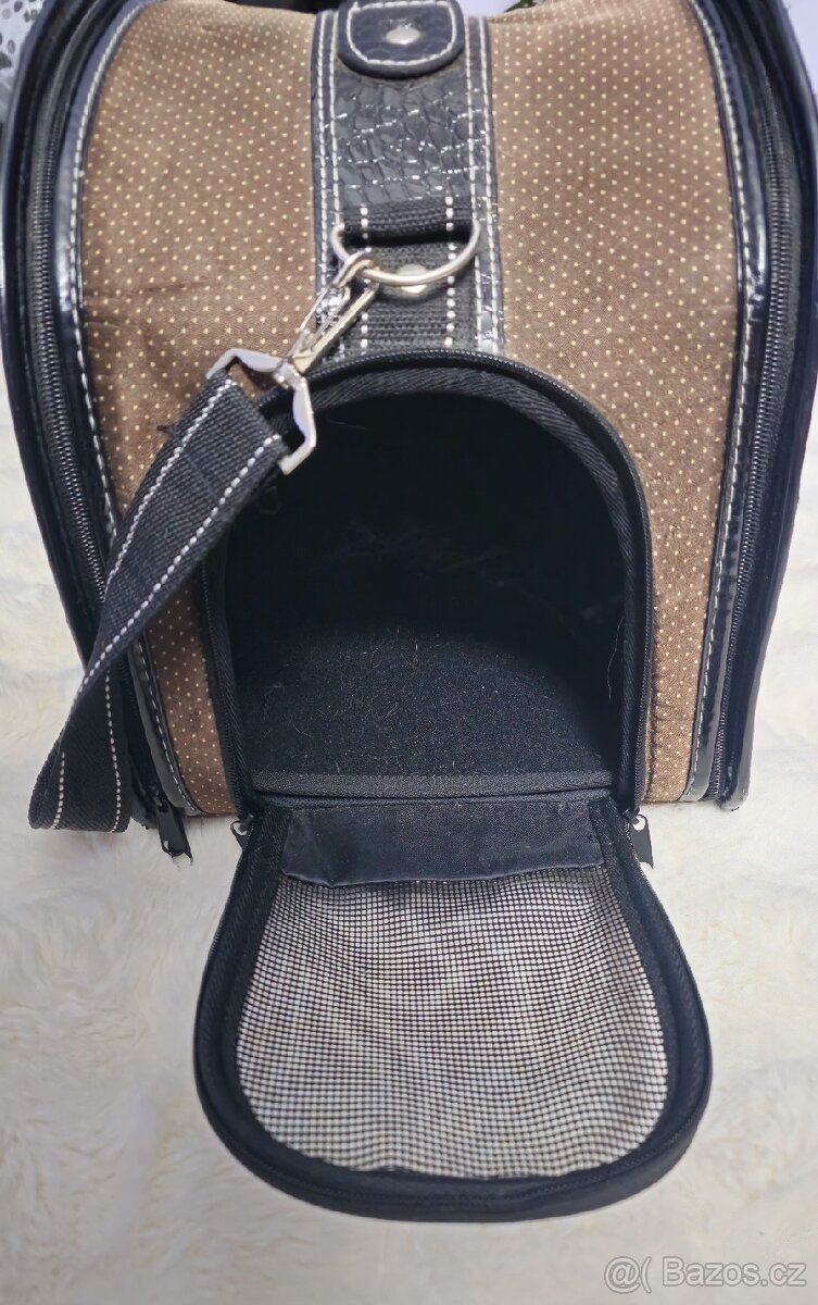 Stylová přepravní taška na zvířata - 2