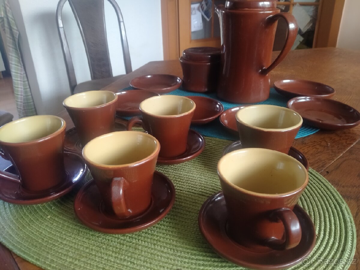 Keramický servis na kávu - 2