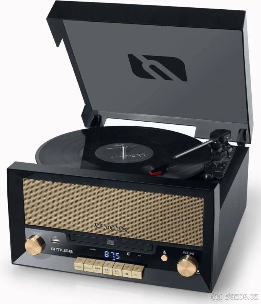 Gramofon s rádiem a bluetooth MUSE MT-110 - 2