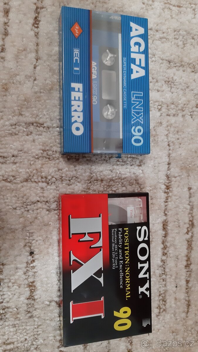 Prodám 2 nové kazety agfa a sony... - 2