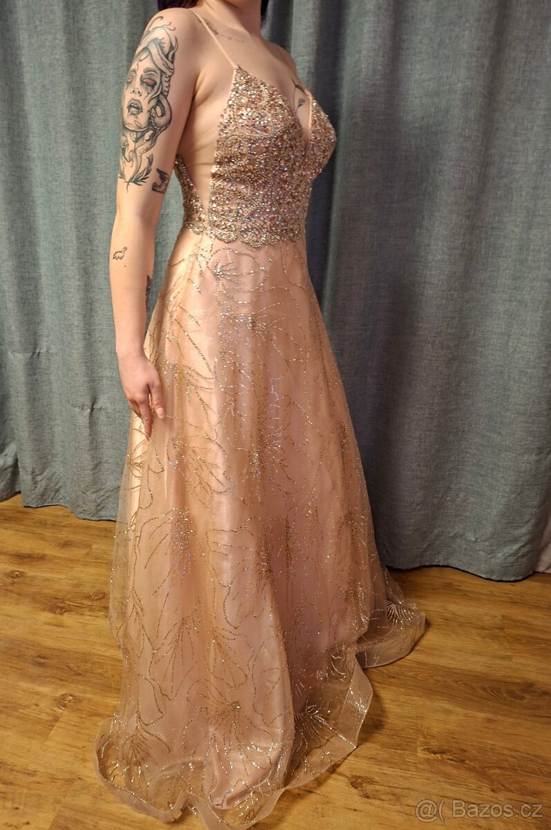 Luxusní plesové šaty-nové, nenošené - 2