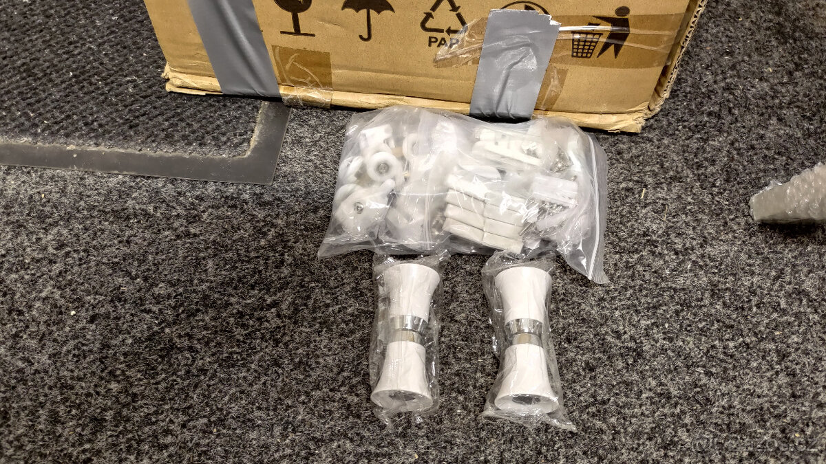 Sprchová zástěna čtvrtkruh 80 x 80 - 2