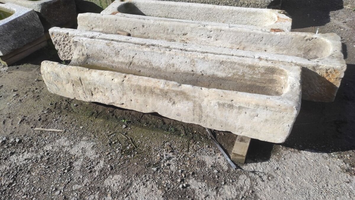 Stará kamenná koryta, žlaby, koryto, žlab - 2