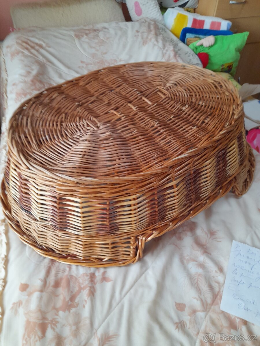 Košík proutény pro velkého psa-NOVÝ - 2