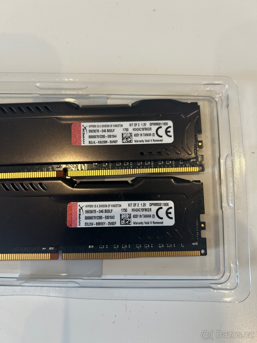 Kingston fury hyperx DDR4/8 - 2