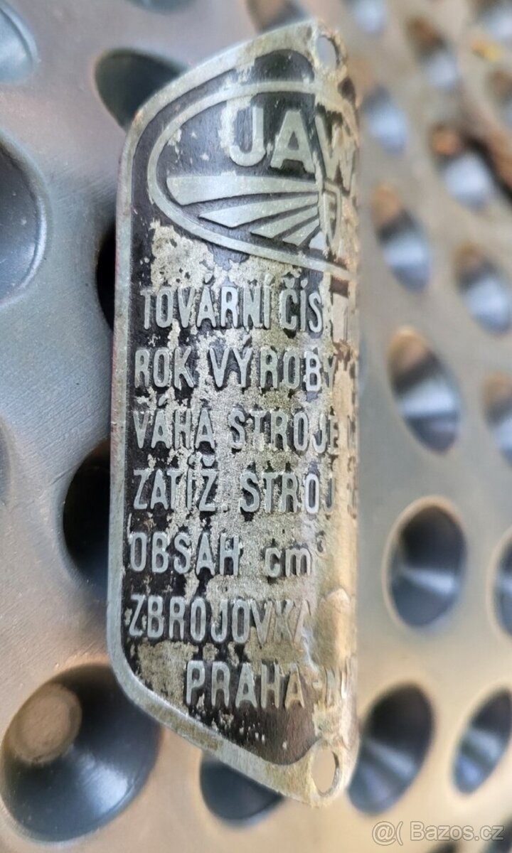 Štítek jawa 100 robot 1946 - 2