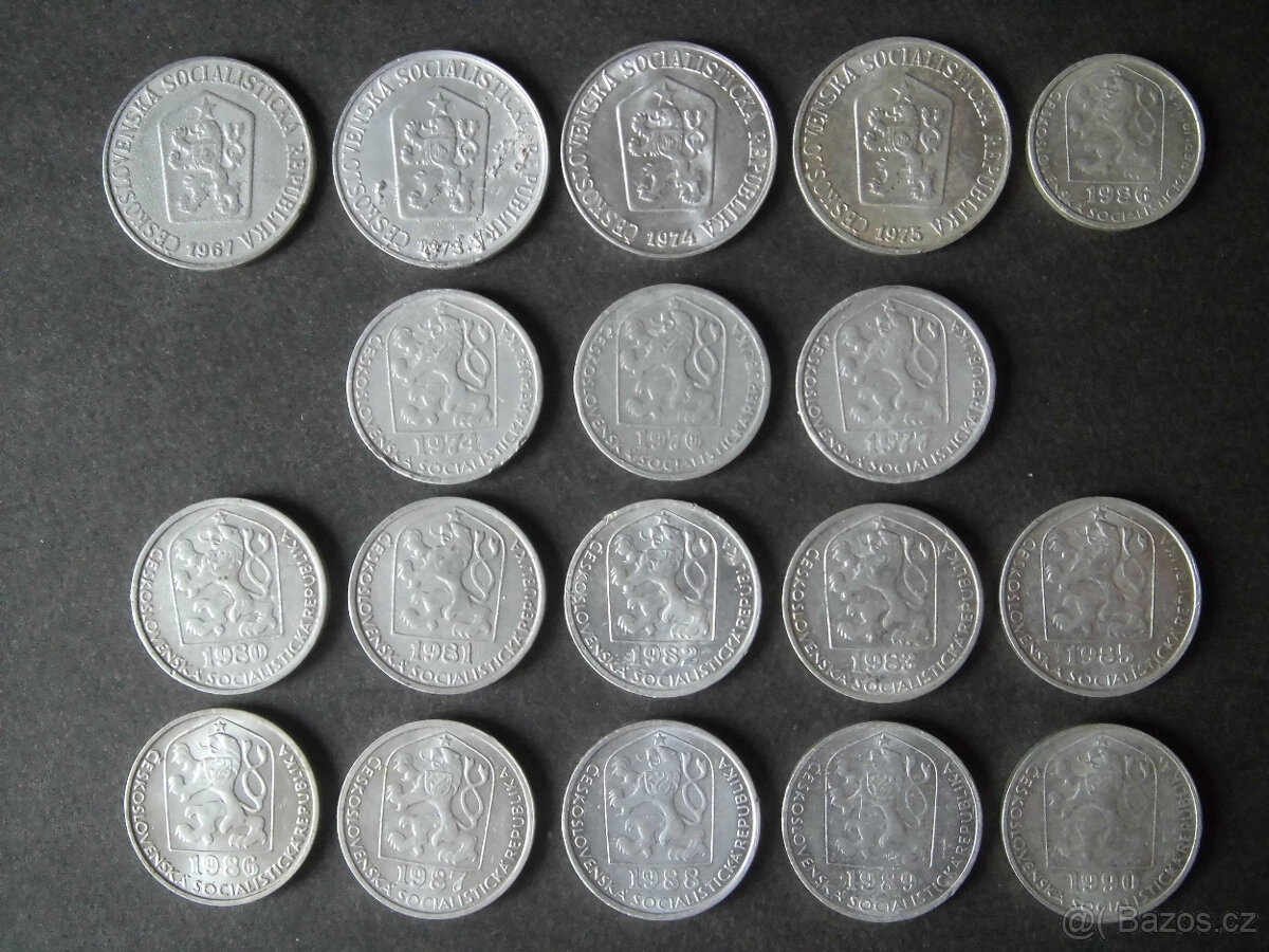Mince ČSSR 1960 - 1990 " 3 " - 2