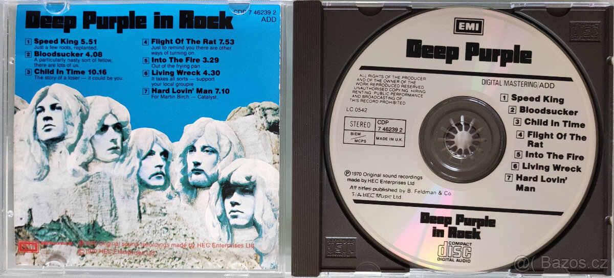 CD Deep Purple: In Rock - 2