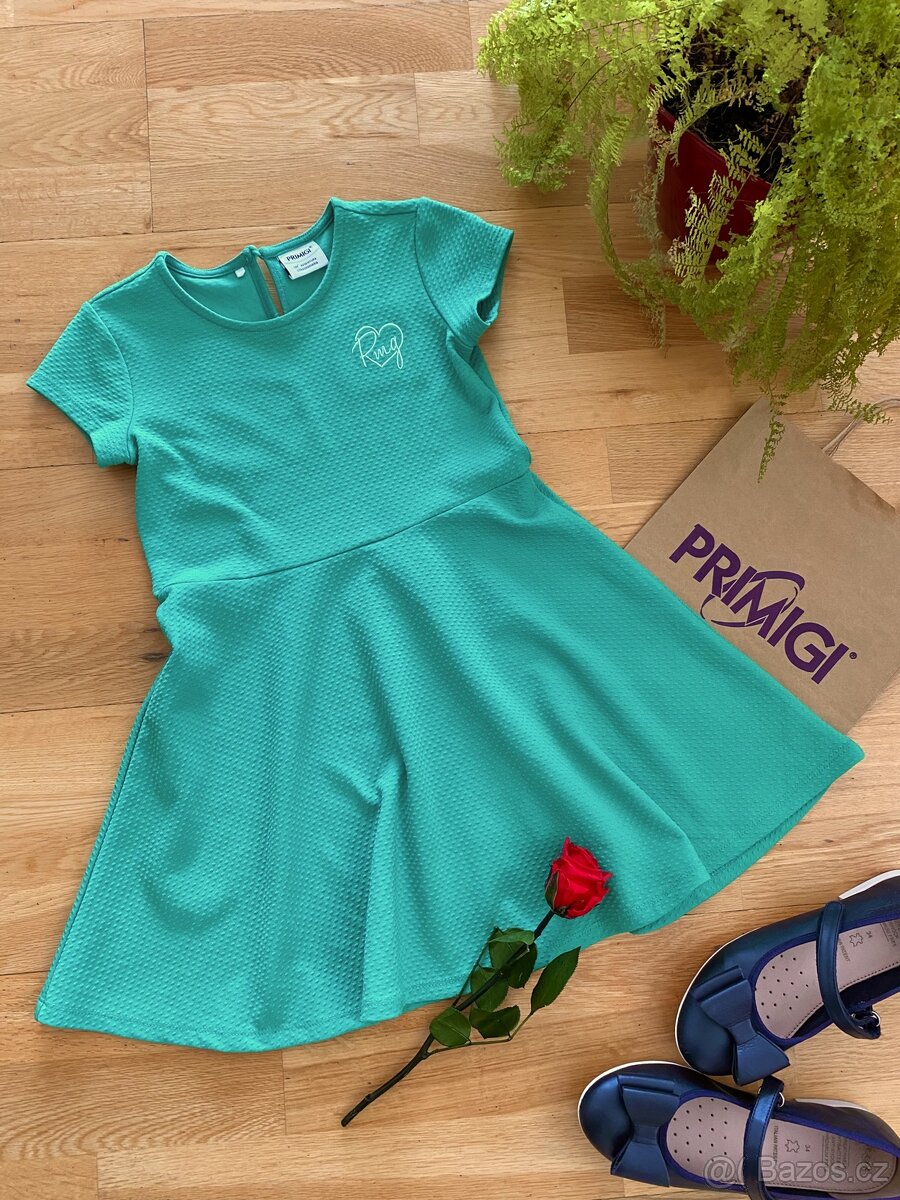 PRIMIGI JAKO NOVÉ dívčí ŠATY 5r, 110 - 2