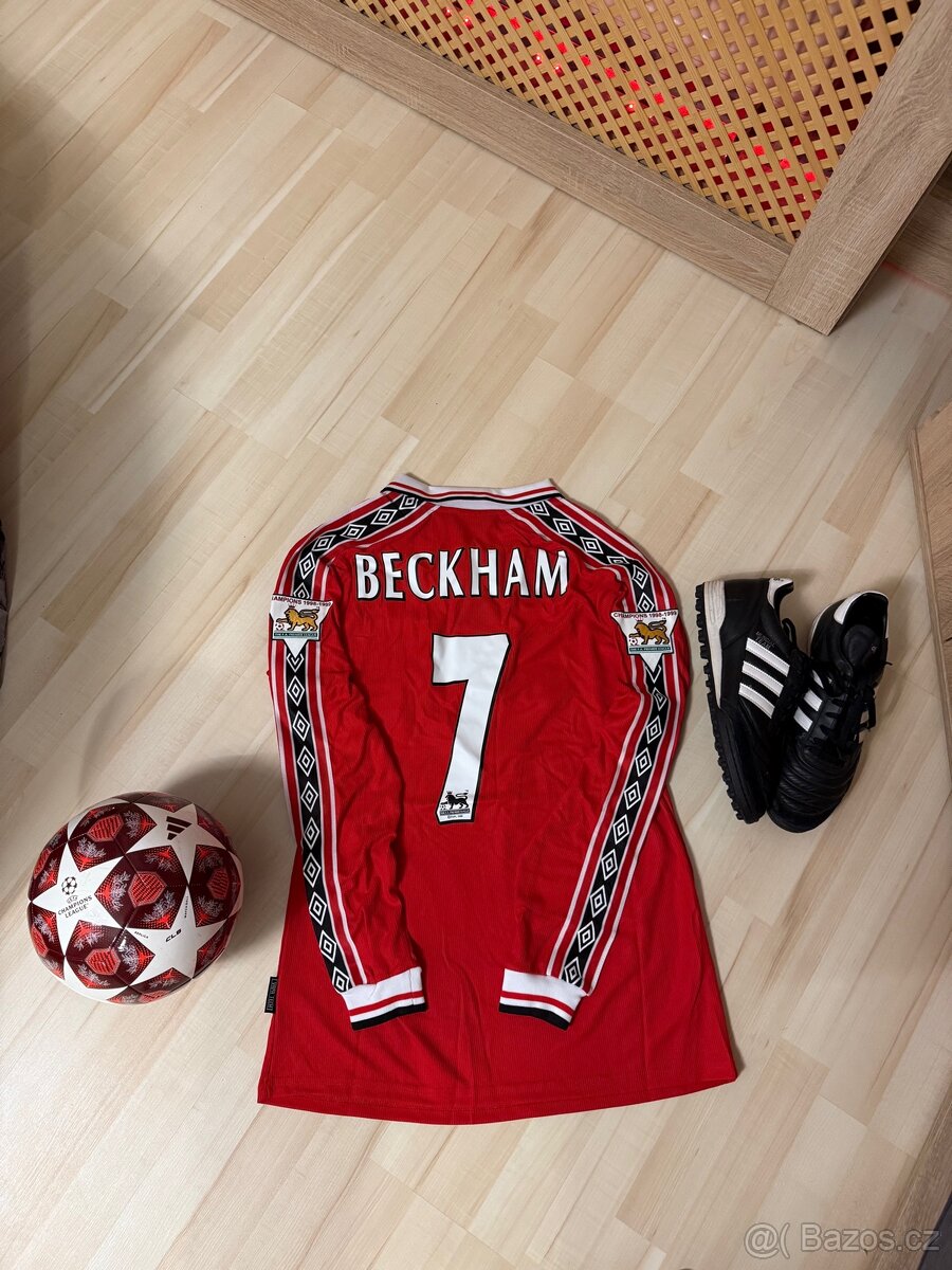 Retro dres Manchester United - BECKHAM - 2