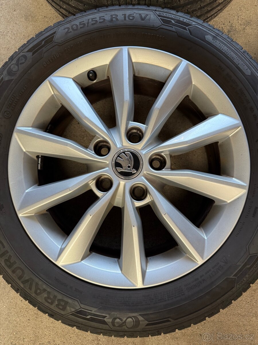 ALU Kola 5x112 , R16 - LETNÍ PNEU, Octavia 3.. - 2