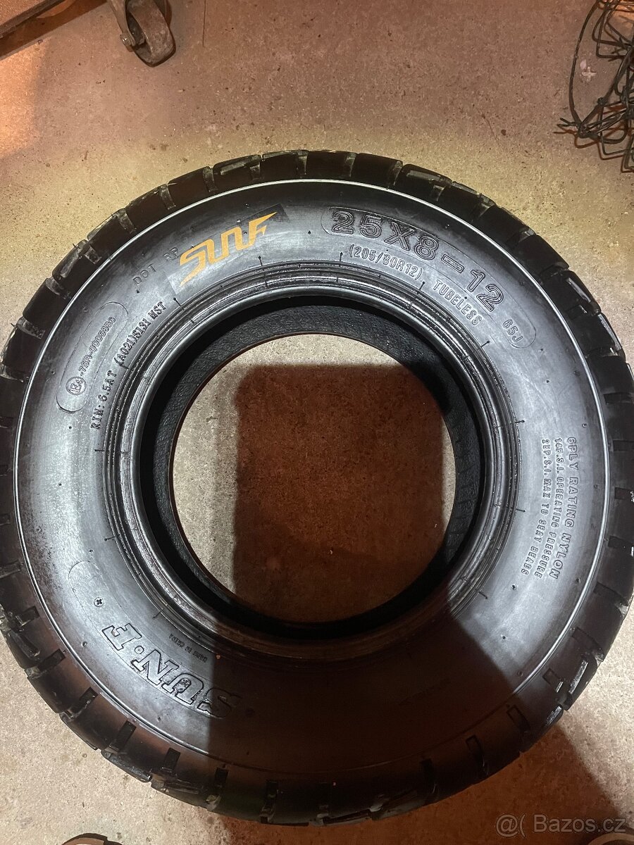 Pneumatiky Sunf 25x8x12 a 25x10x12 - 2