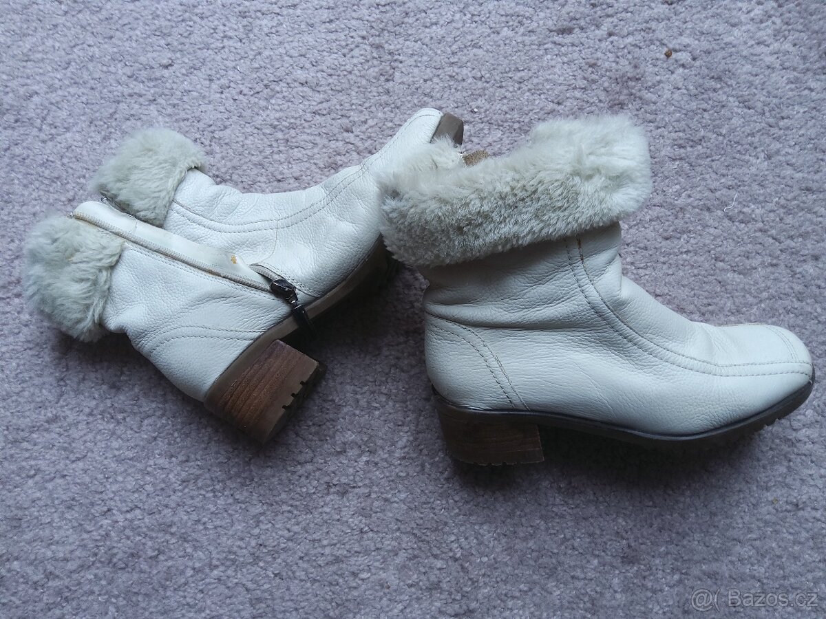 Zimní kožené boty Medicus vel. 37,5 - 2