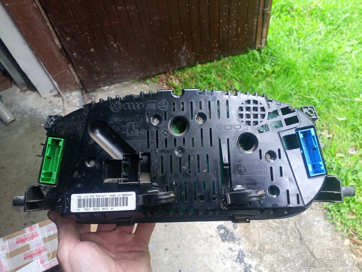 Transporter T4 1 budíky modré podsvícení - 2