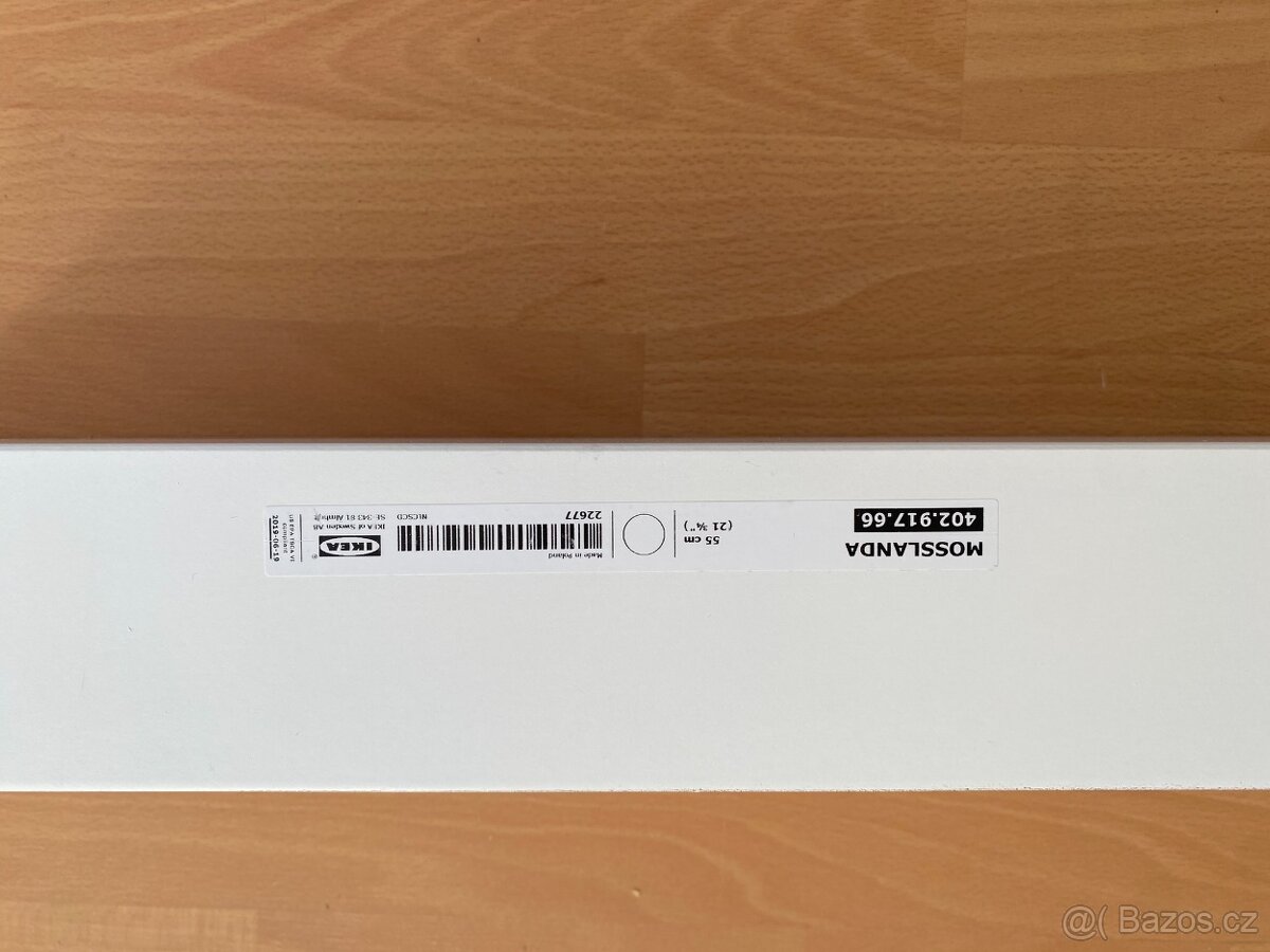 Věšák na obrazy IKEA MOSSLANDA, bílý, 55 cm - 2