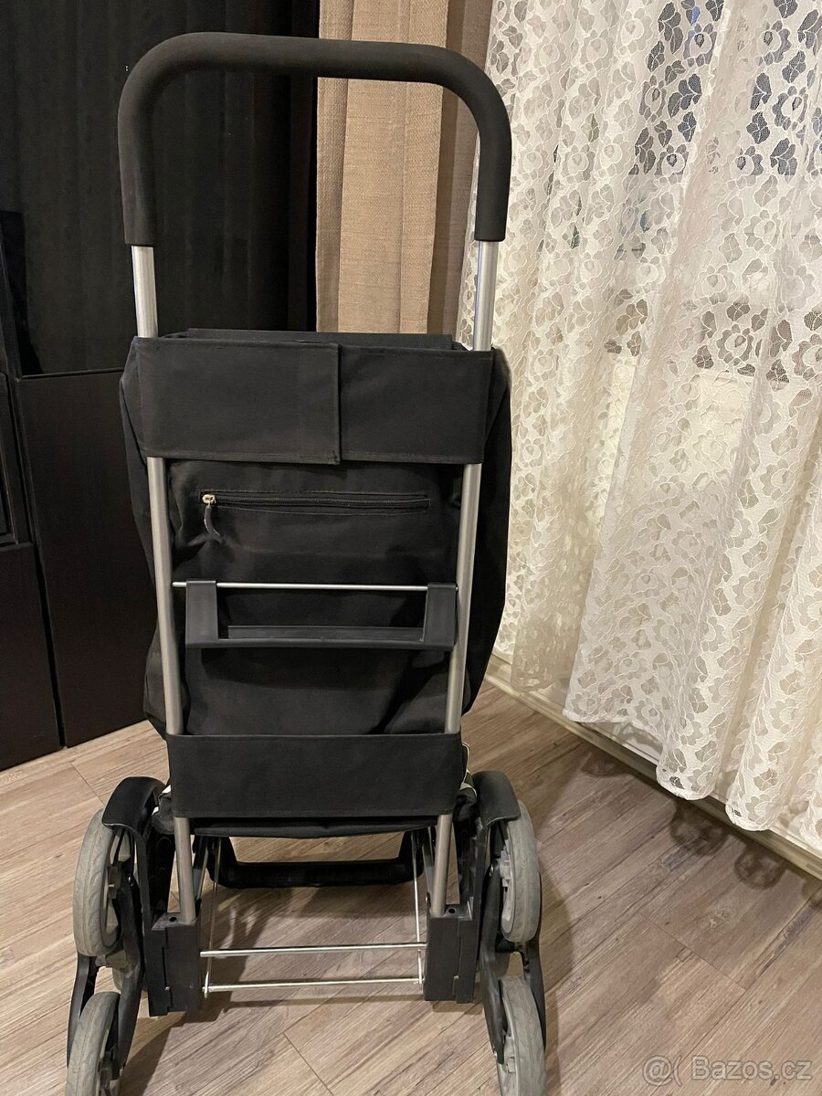 Nákupní taška na kolečkách GIMI Tris Optical 56l černá - 2