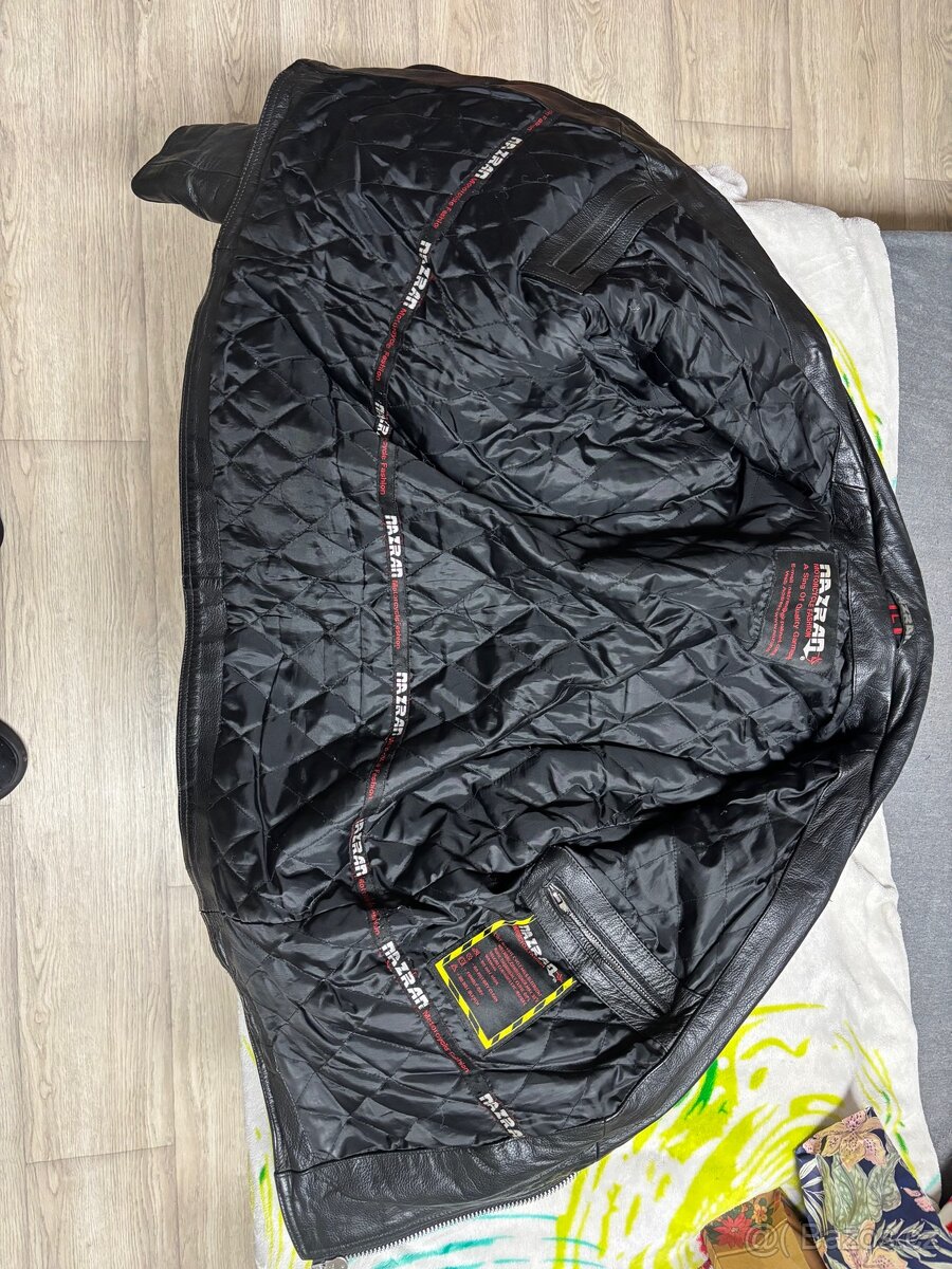 Kožená moto bunda (křivák) NAZRAN vel. L – pravá kůže - 2