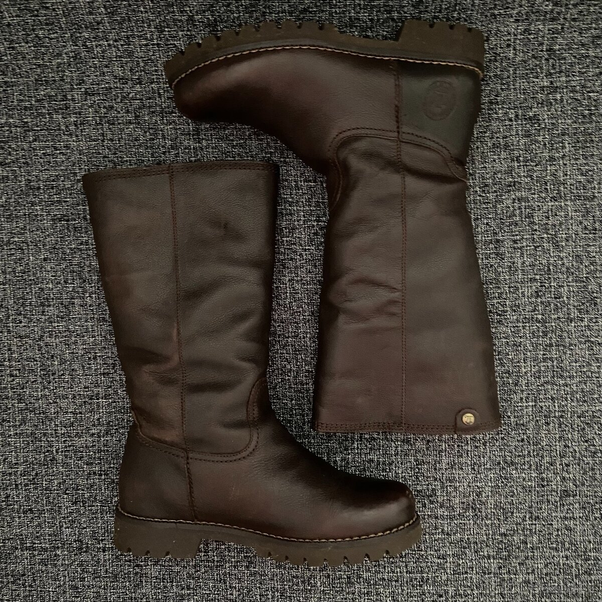 Dámské dívčí zimní kožené boty kozačky Panama Jack vel. 36 - 2