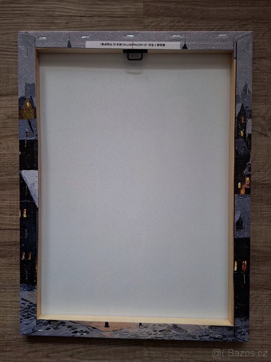 Městečko na plátně 30x40cm - 2