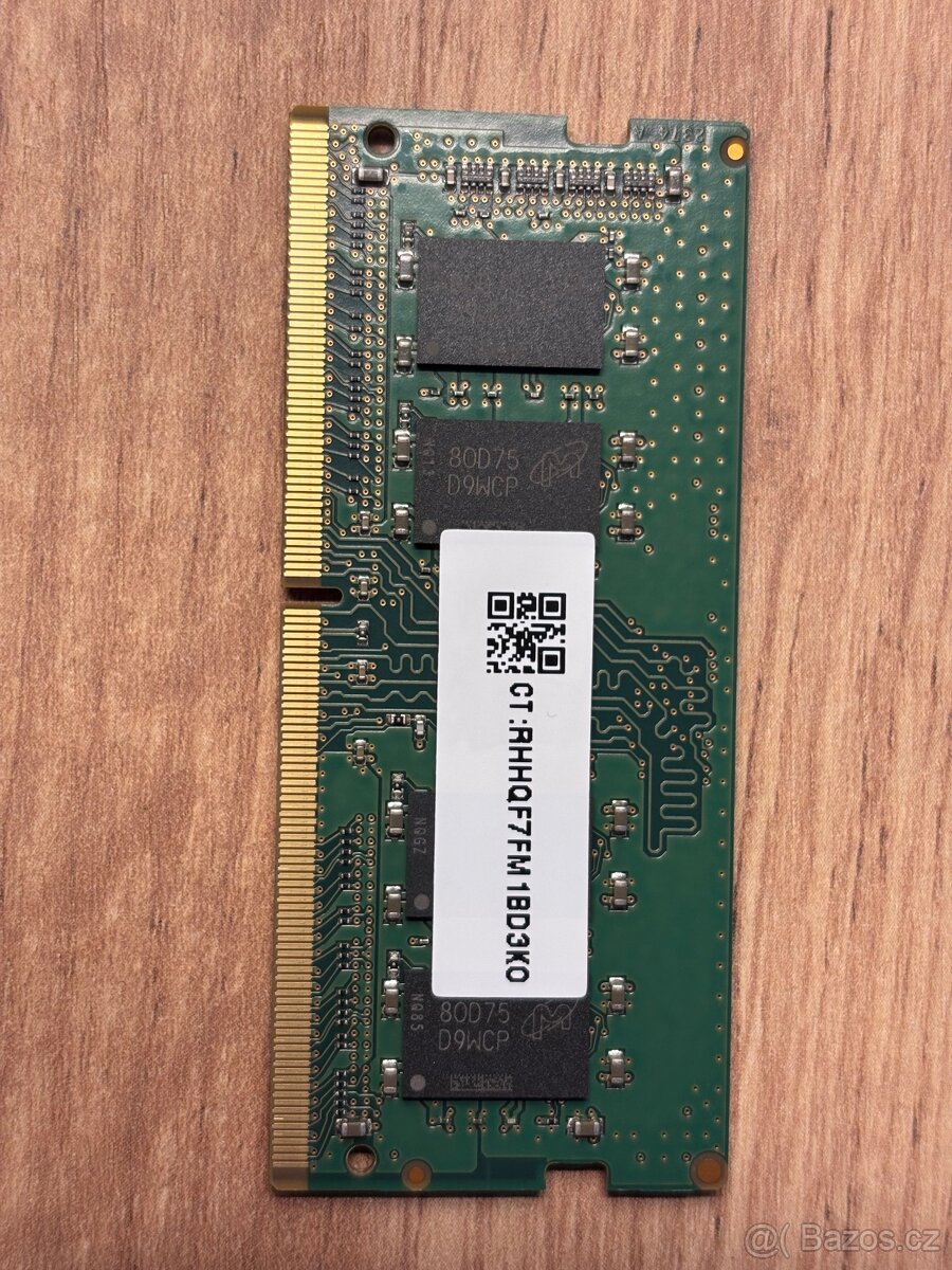 Paměť RAM Micron SO-DIMM 8GB DDR4 2666MHz HP Elitedesk800 G4 - 2