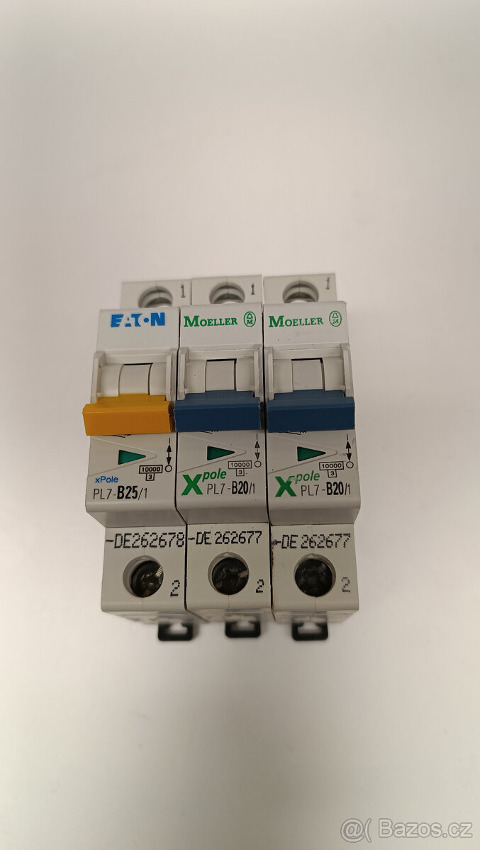 Jističe 25A, 20A, 16A, 10A - 2